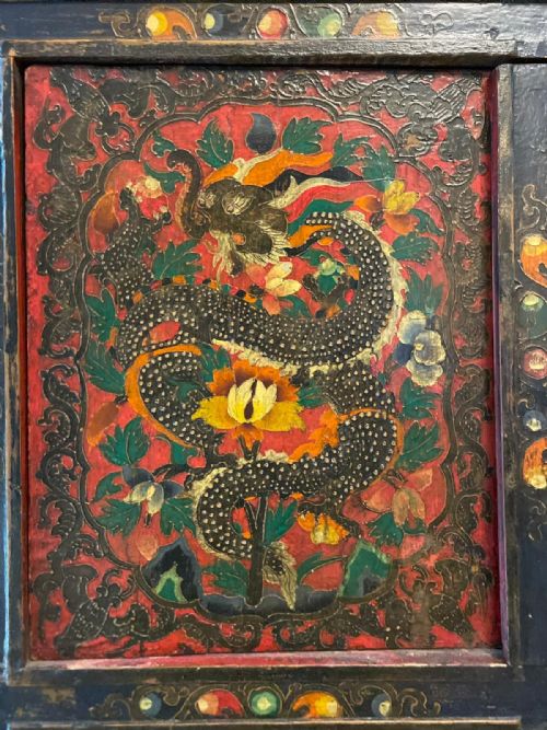 19TH CENTURY ORIENTAL TIBETAN CABINET FURNITURE - ADDITIONAL PHOTO 2