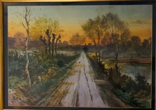 19th century water colour painting hippolyte jean adam gide - CATEGORY: ANTIQUE ART - DATED 19TH CENTURY