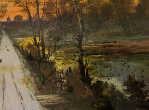 19TH CENTURY WATER COLOUR PAINTING HIPPOLYTE JEAN ADAM GIDE - ADDITIONAL PHOTO 3