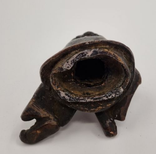 CHINESE MING DYNASTY BRONZE FIGURE OF SCHOLAR - ADDITIONAL PHOTO 5
