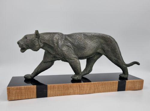 ART DECO SCULPTURE PANTHER - ADDITIONAL PHOTO 1