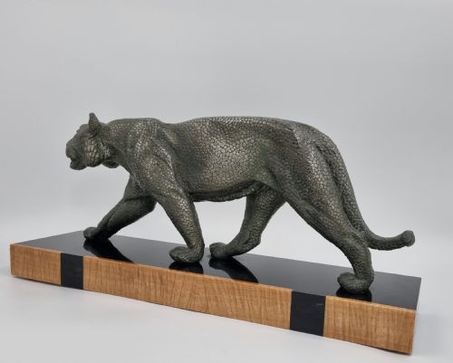 ART DECO SCULPTURE PANTHER - ADDITIONAL PHOTO 2