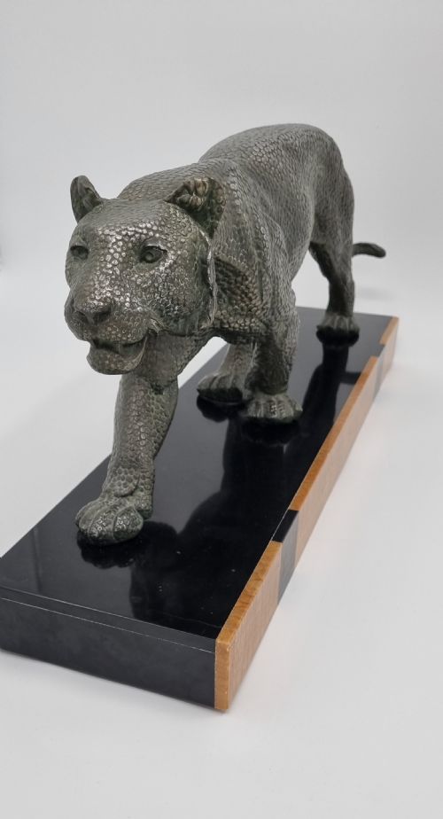 ART DECO SCULPTURE PANTHER - ADDITIONAL PHOTO 4