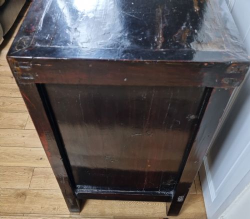 19TH CENTURY CHINESE LACQUERED CABINET SIDEBOARD - ADDITIONAL PHOTO 6
