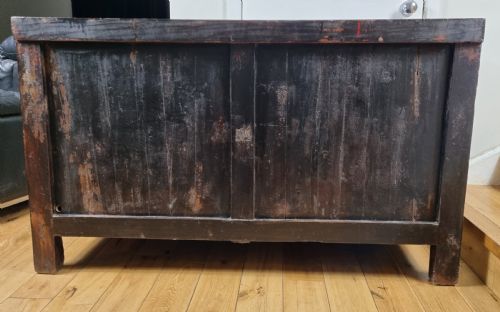 19TH CENTURY CHINESE LACQUERED CABINET SIDEBOARD - ADDITIONAL PHOTO 8