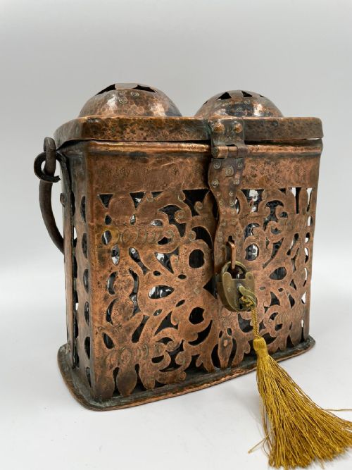 ships dutch copper tantalus late 17th century - CATEGORY: ANTIQUE MISCELLANEOUS - DATED 17TH CENTURY