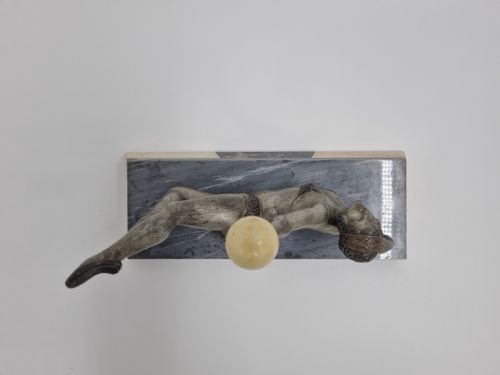 ART DECO BALL DANCER BATHING BEAUTY FIGURE BY BALLESTE C 1930 - ADDITIONAL PHOTO 4