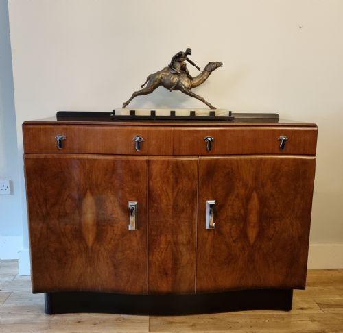 ART DECO WALNUT SIDEBOARD - ADDITIONAL PHOTO 7