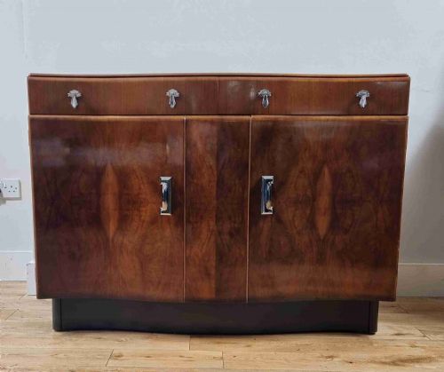 ART DECO WALNUT SIDEBOARD - ADDITIONAL PHOTO 6