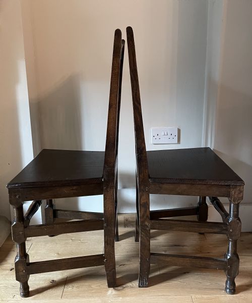 SET OF SIX 18TH CENTURY ENGLISH OAK DINING CHAIRS - ADDITIONAL PHOTO 5