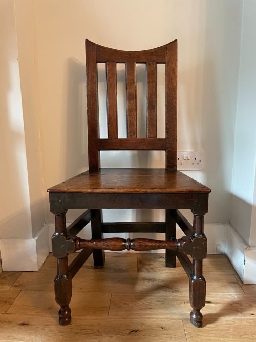 SET OF SIX 18TH CENTURY ENGLISH OAK DINING CHAIRS - ADDITIONAL PHOTO 9