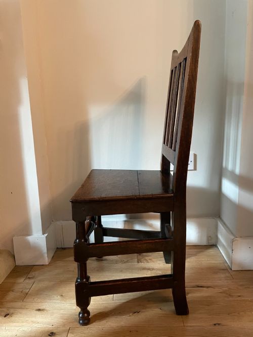 SET OF SIX 18TH CENTURY ENGLISH OAK DINING CHAIRS - ADDITIONAL PHOTO 10