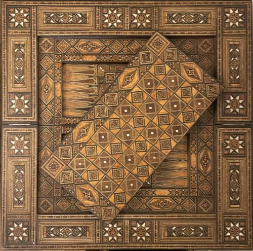 SYRIAN DAMASCUS MARQUETRY GAMES TABLE CIRCA 1900 - ADDITIONAL PHOTO 5