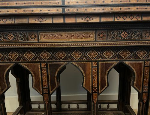 SYRIAN DAMASCUS MARQUETRY GAMES TABLE CIRCA 1900 - ADDITIONAL PHOTO 6