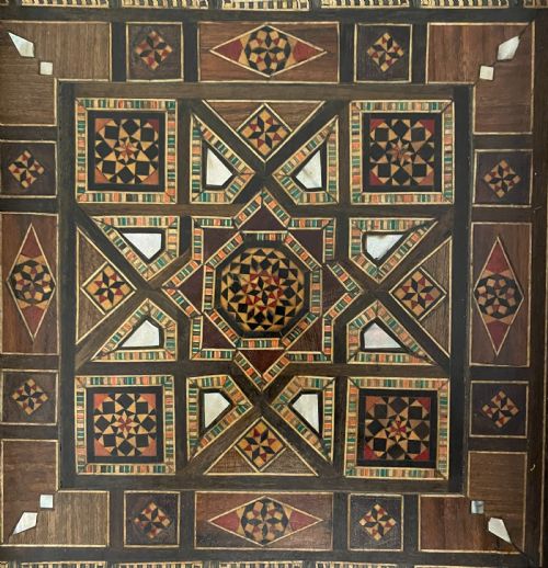 SYRIAN DAMASCUS MARQUETRY GAMES TABLE CIRCA 1900 - ADDITIONAL PHOTO 8