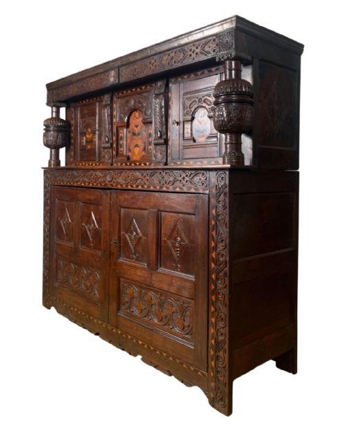 LATE ELIZABETHAN OAK COURT CUPBOARD CIRCA 1600 - ADDITIONAL PHOTO 1