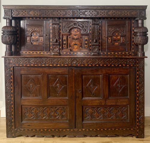 LATE ELIZABETHAN OAK COURT CUPBOARD CIRCA 1600 - ADDITIONAL PHOTO 3