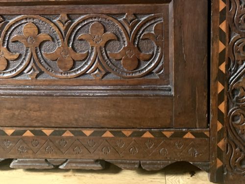 LATE ELIZABETHAN OAK COURT CUPBOARD CIRCA 1600 - ADDITIONAL PHOTO 6