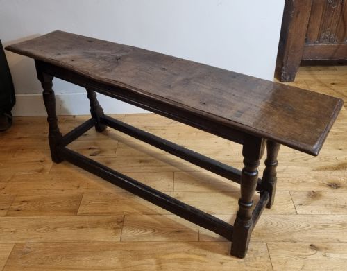 EARLY 17TH CENTURY OAK BENCH 1630 1640 - ADDITIONAL PHOTO 10
