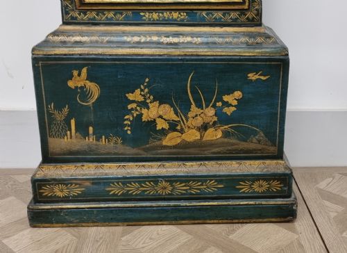 18TH CENTURY GILT LACQUER LONGCASE CLOCK BY WILLIAM KIPLING LONDON CIRCA 1720 - ADDITIONAL PHOTO 13