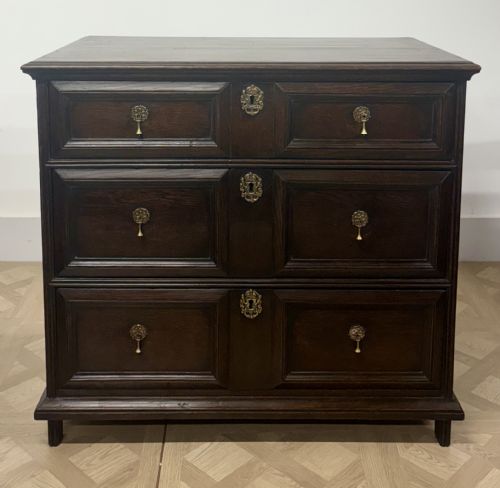 17th Century Charles II Oak Chest of Drawers