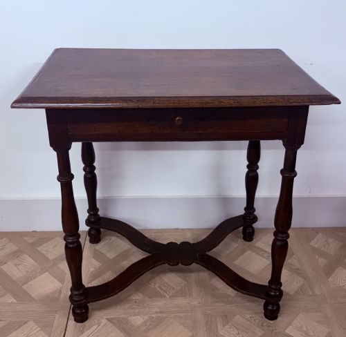 late 17th-century English oak side table, William and Mary period
