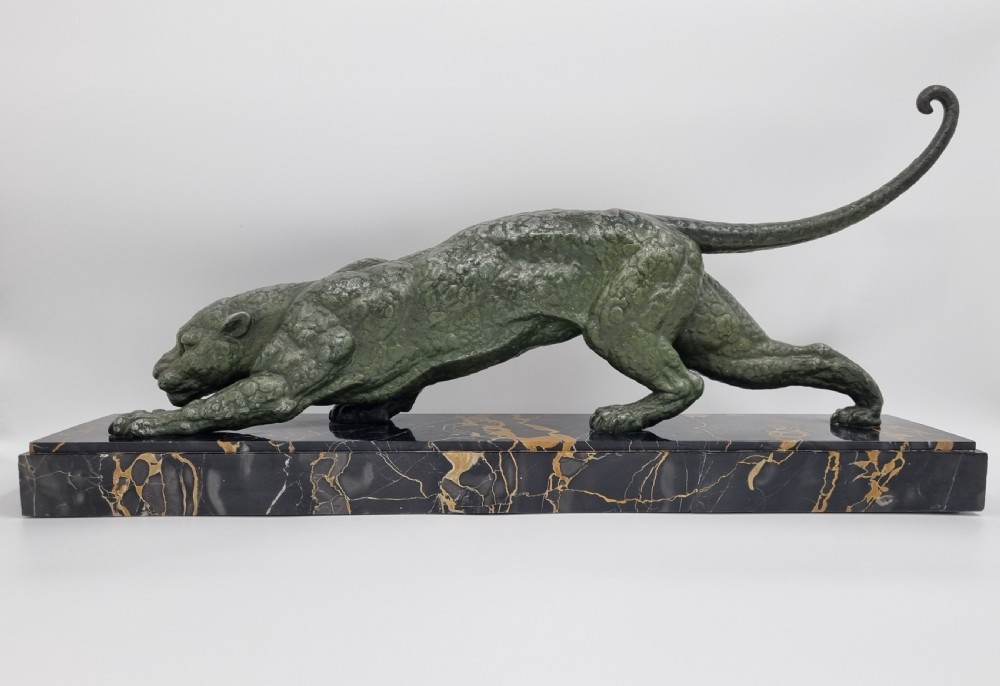 Art Deco Sculpture Panther by Chiparus 