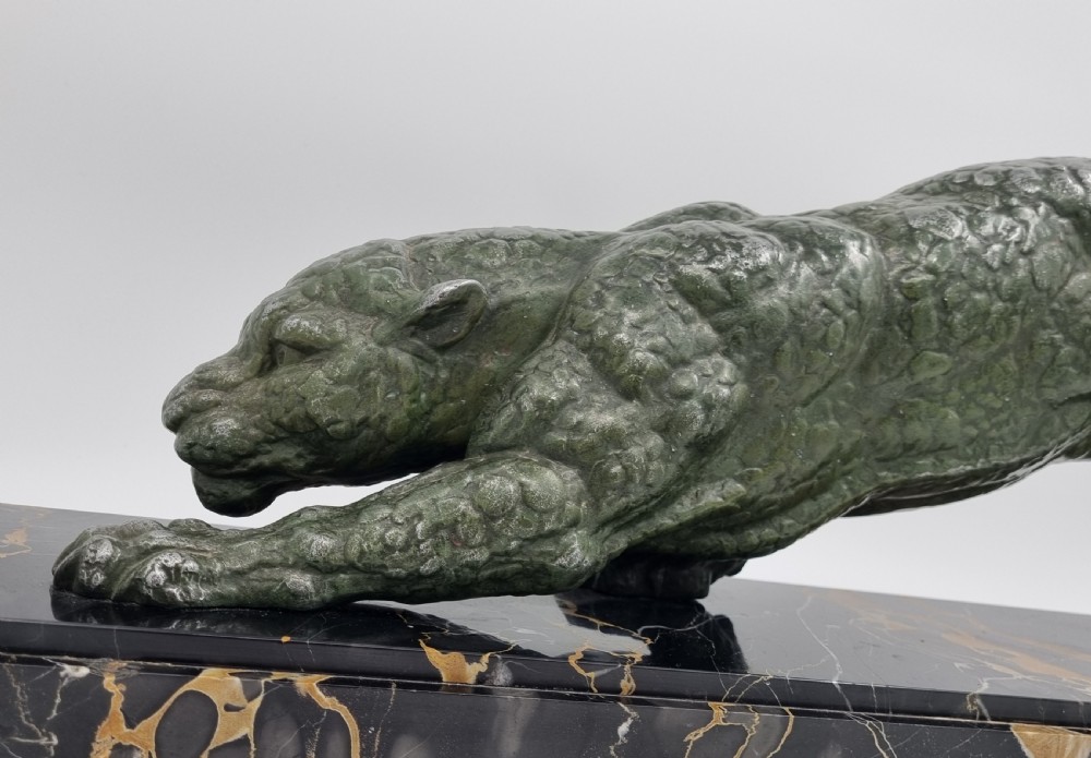 Art Deco Sculpture Panther by Chiparus  View IV