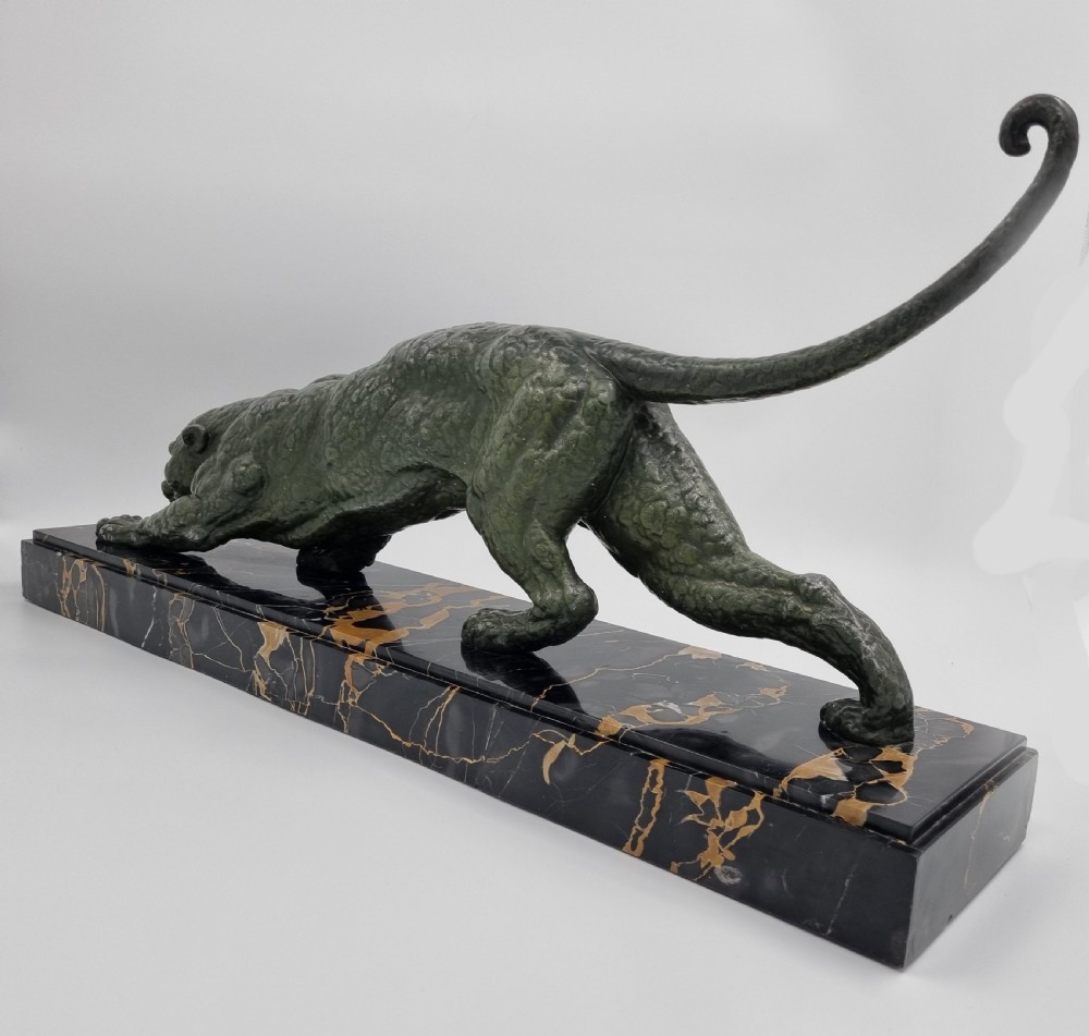Art Deco Sculpture Panther by Chiparus  View VI