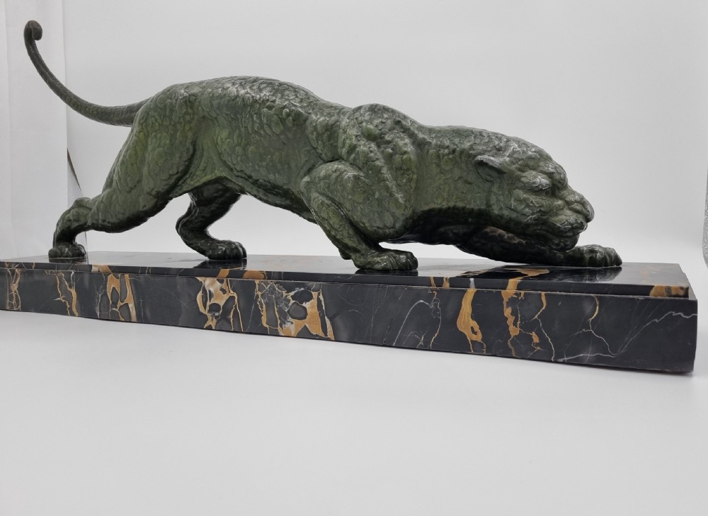 Art Deco Sculpture Panther by Chiparus  View VII