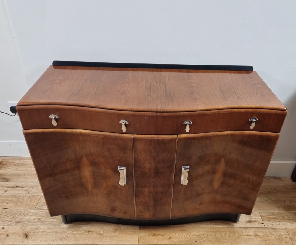Art Deco Walnut Sideboard  View II