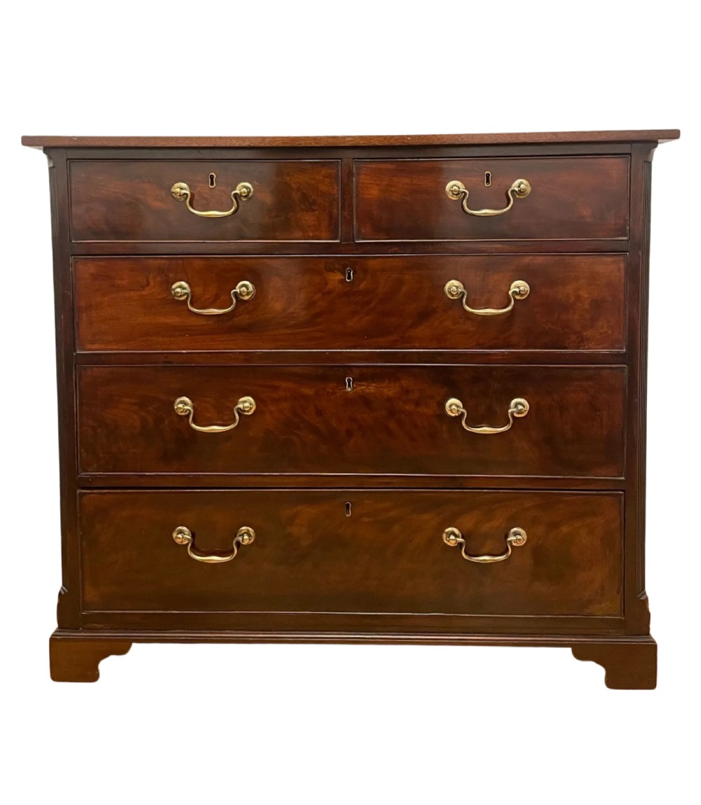 18th Century Georgian Mahogany Chest of Drawers View II