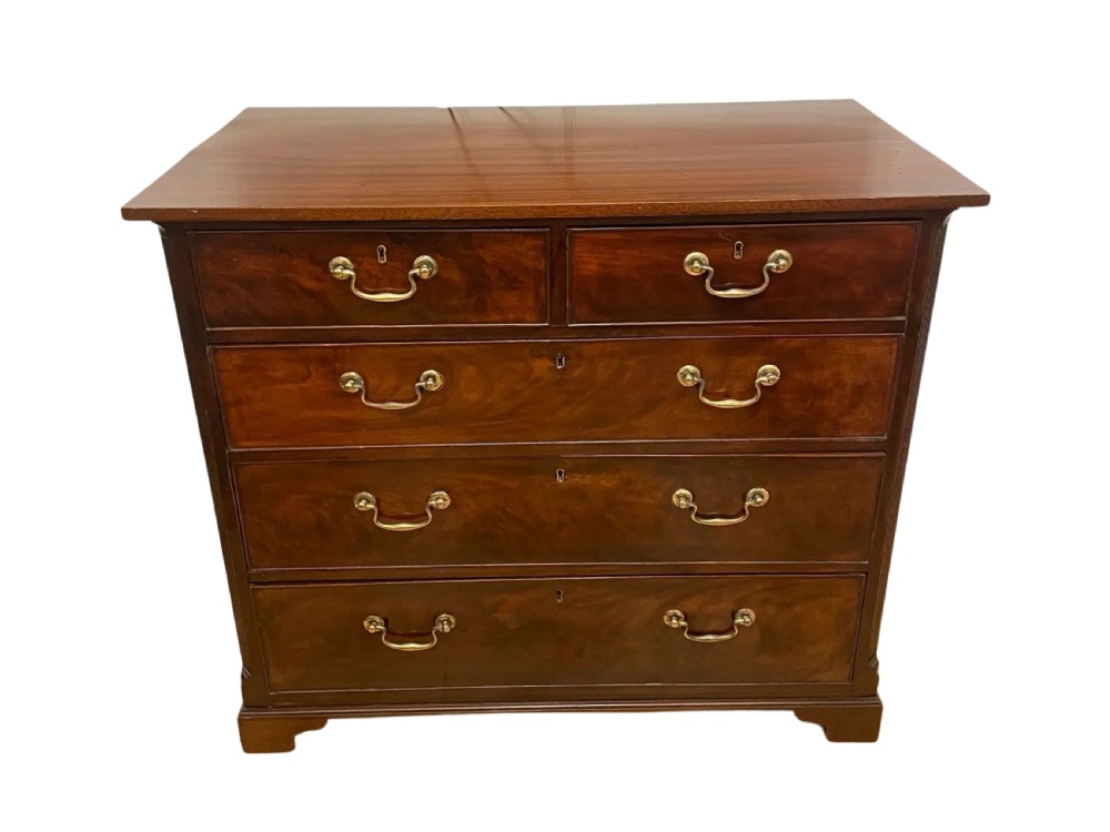 18th Century Georgian Mahogany Chest of Drawers View III