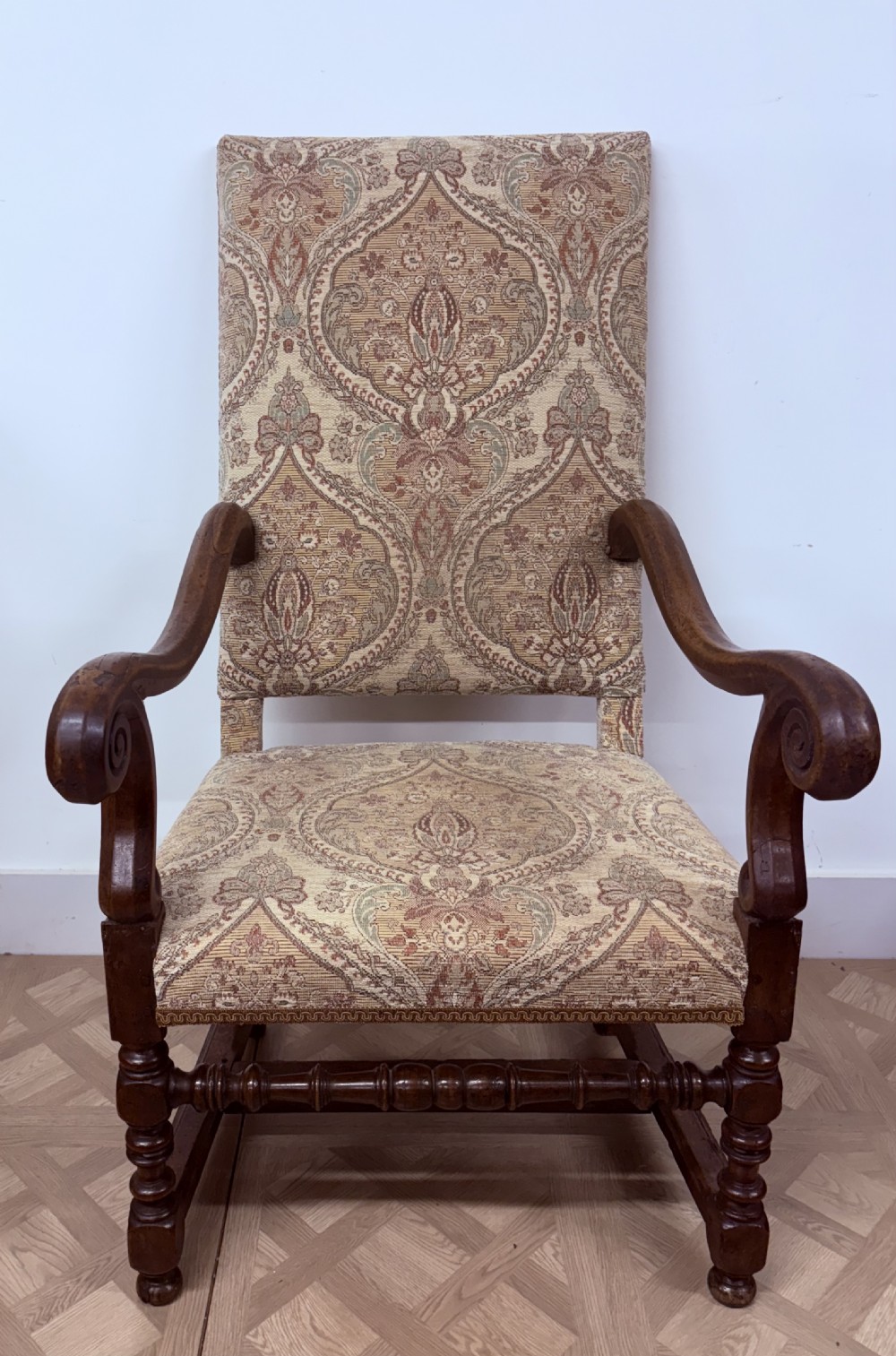 late 17th-century French walnut armchair