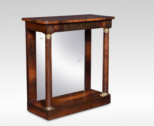 Regency Ormolu-mounted Rosewood Pier Table