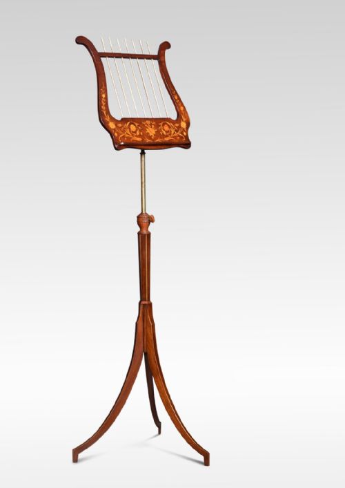 Marquetry Inlaid Music Stand