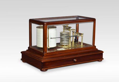 Mahogany Cased Barograph by Chadburns Ltd