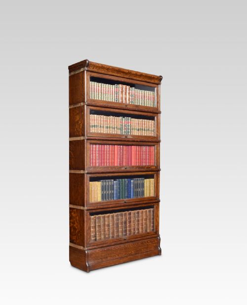 Oak Globe Wernicke Five Section Bookcase