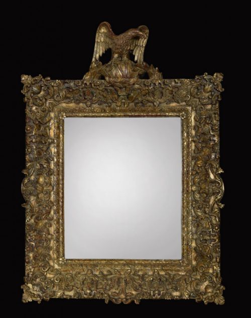 Large Regency Style Gilt Wall Mirror
