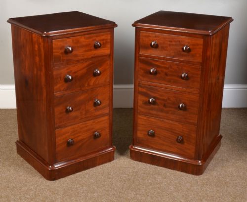 Pair of Mahogany Bedside Chests