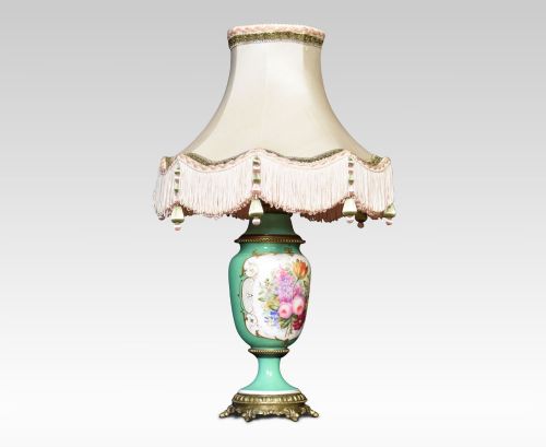 Sevres Style Table Lamp