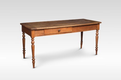 French Fruitwood Farmhouse Kitchen Dining Table