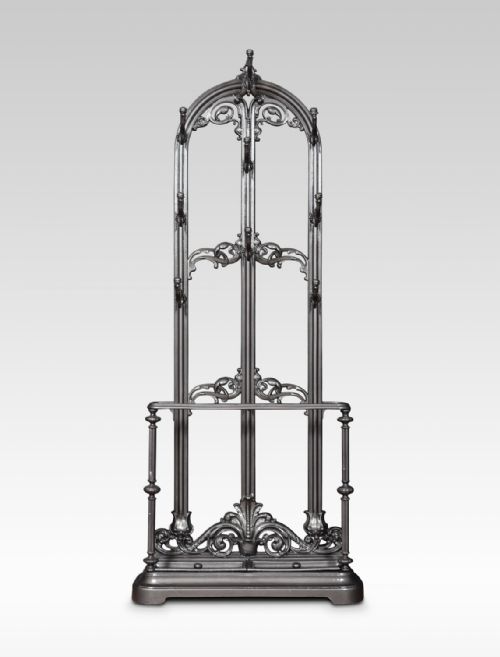 Coalbrookdale Style Cast Iron Hall Stand