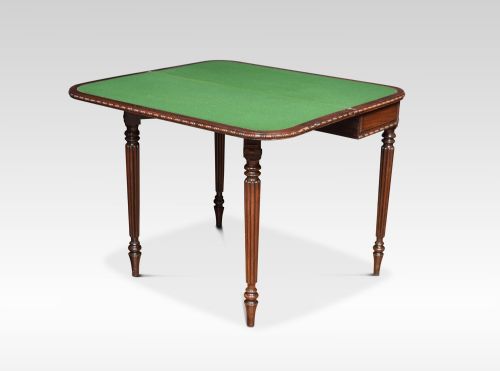 REGENCY ROSEWOOD CARD TABLE - ADDITIONAL PHOTO 1