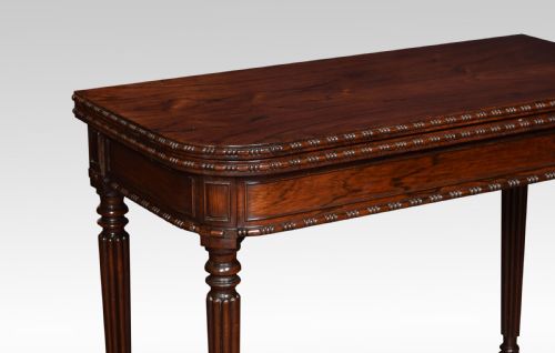 REGENCY ROSEWOOD CARD TABLE - ADDITIONAL PHOTO 2