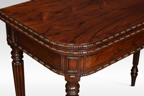 REGENCY ROSEWOOD CARD TABLE - ADDITIONAL PHOTO 5
