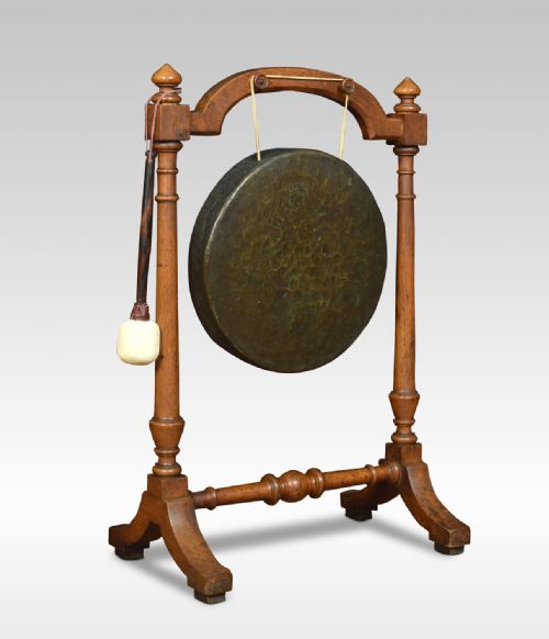 Victorian Walnut Dinner Gong