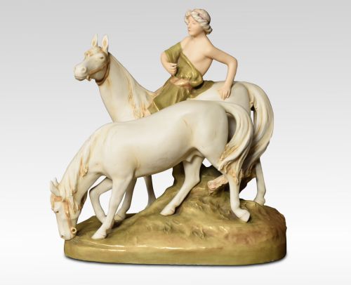 Royal Dux Porcelain Figure Group