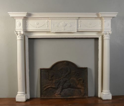 Victorian Painted Fire Surround