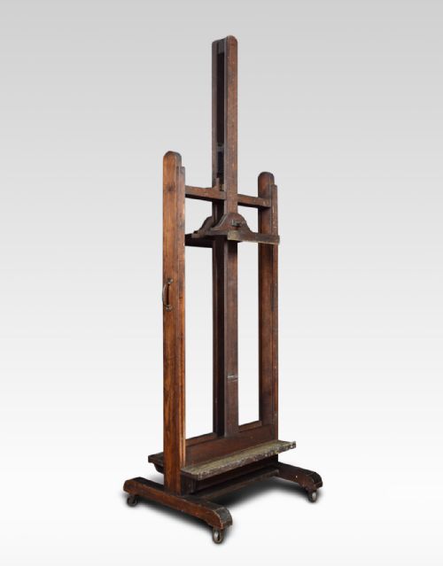 Oak Artist’s Adjustable Studio Easel